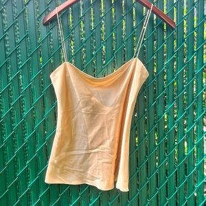Refine- The Rachel silk camisole in sand